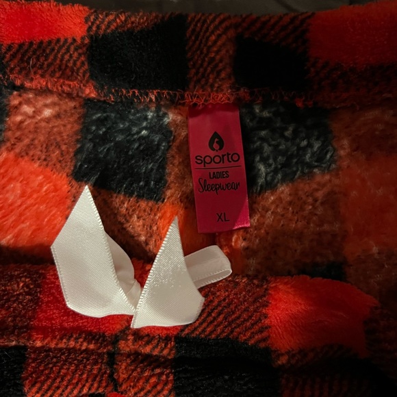 Buffalo plaid pj pants super plush XL - Picture 3 of 3